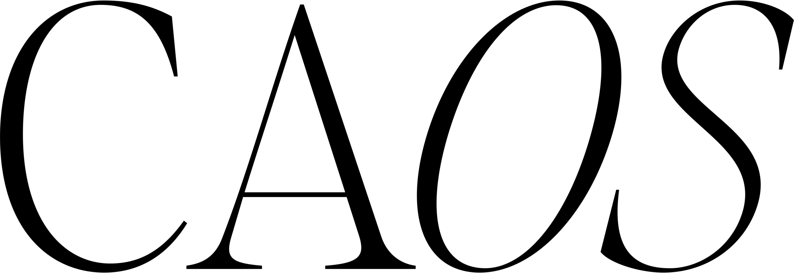 Logo Caos Negro